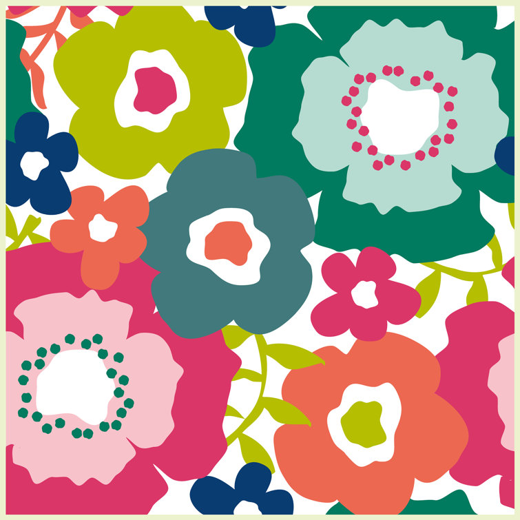 Floor Adorn by ConTact Brand SelfAdhesive Decorative and Removable 12" x 12" x 0.25mm Vinyl